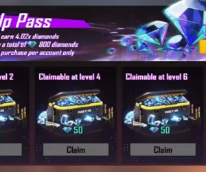 Free Fire Level Up Pass Top Up bd Bkash