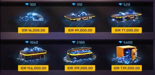 indonesia server top up free fire